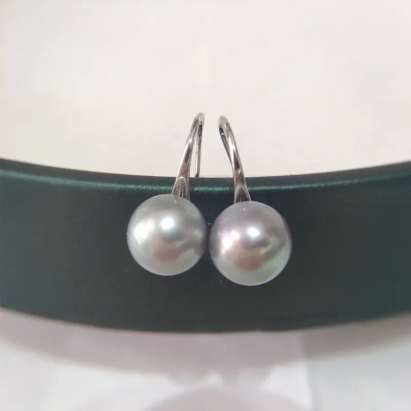 Natural Freshwater Pearl Earrings Women S925 Sterling Silver — feature 4
