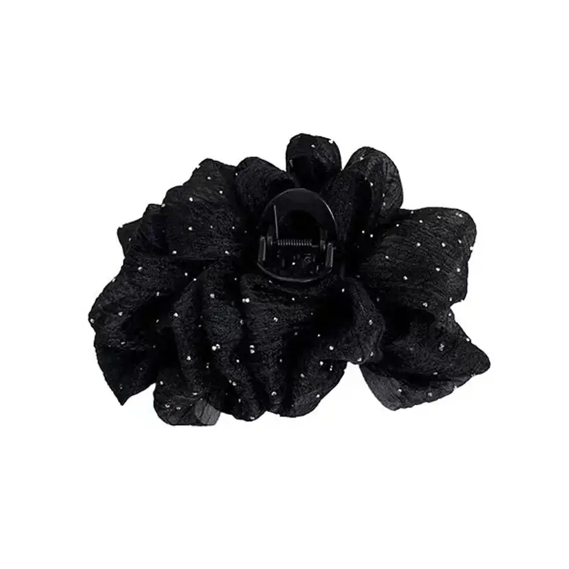 Black Bubble Hair Clip for Women High-end Back Clip - Image 9