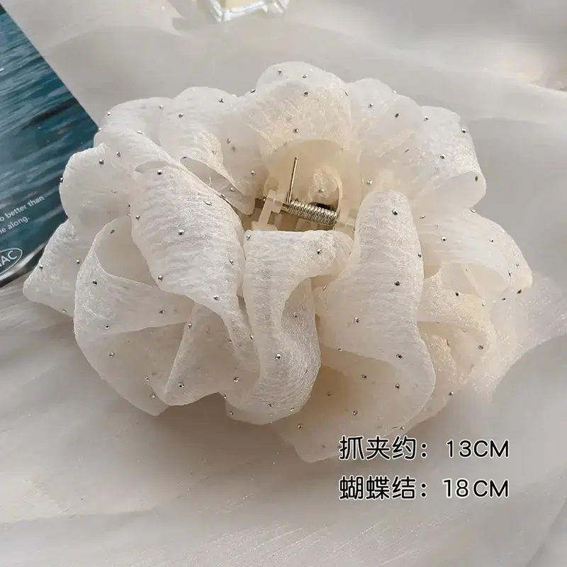 Black Bubble Hair Clip for Women High-end Back Clip - Image 4