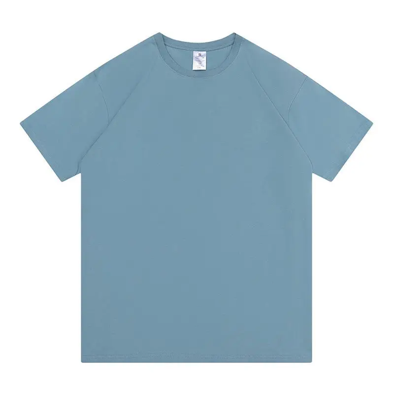 Men Pure Cotton Pink T-Shirt Short Sleeve 230g - Image 5