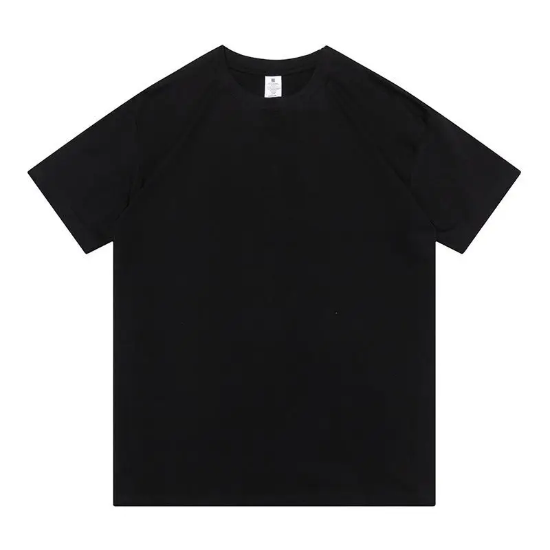 Men Pure Cotton Pink T-Shirt Short Sleeve 230g - Image 2