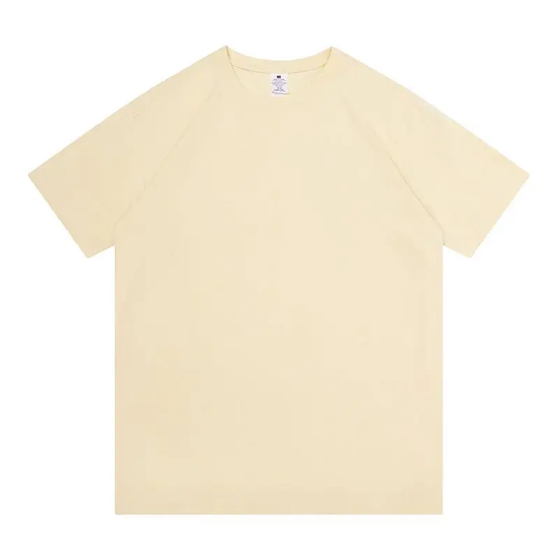 Men Pure Cotton Pink T-Shirt Short Sleeve 230g - Image 4
