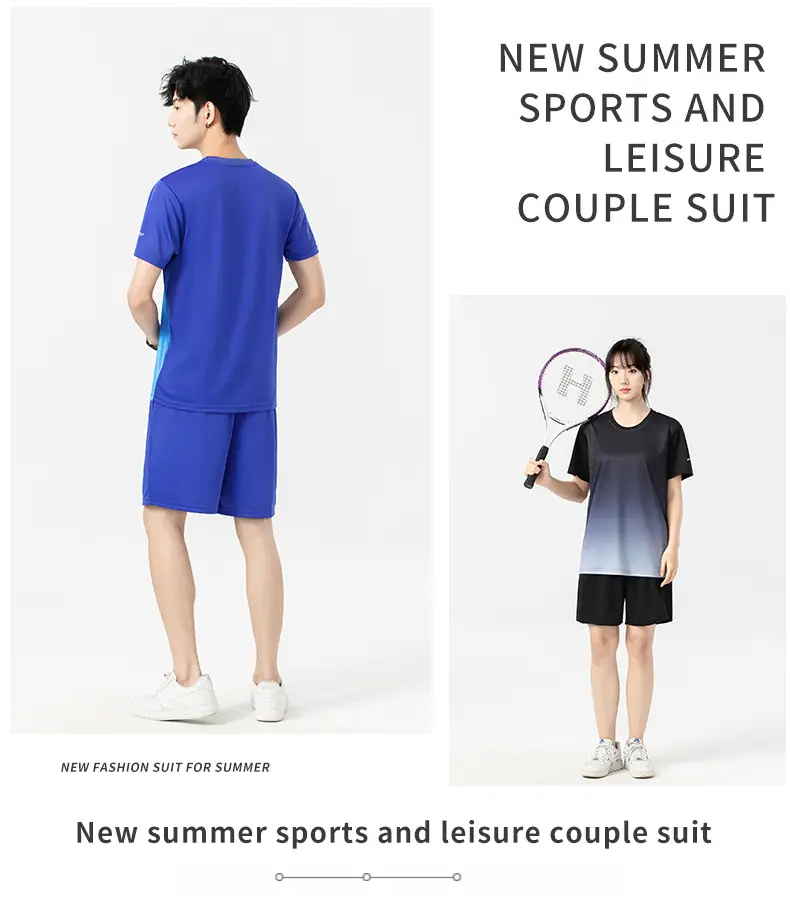 Men 2025 Summer Ice Silk Gradient Shorts Suit — feature 24
