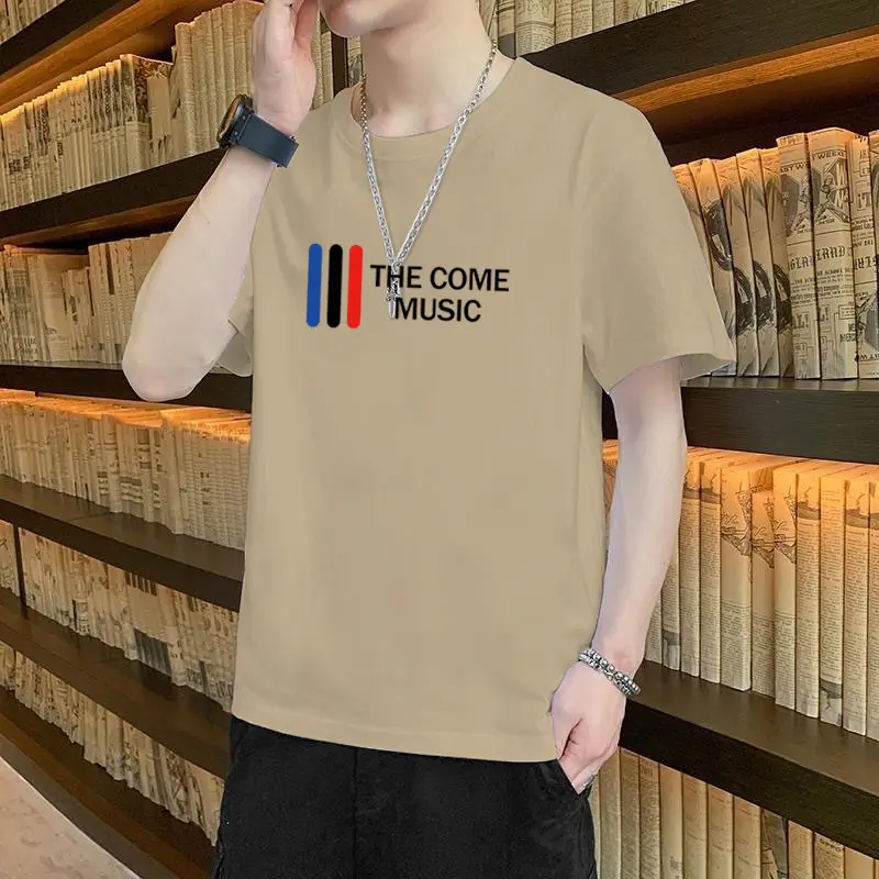 Men's Navy Blue Vogue Graphic T-Shirt Short Sleeve — feature 7