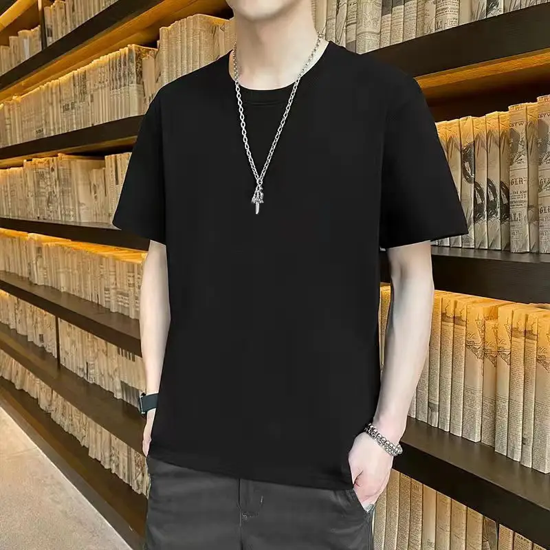 Men's Navy Blue Vogue Graphic T-Shirt Short Sleeve - Image 9