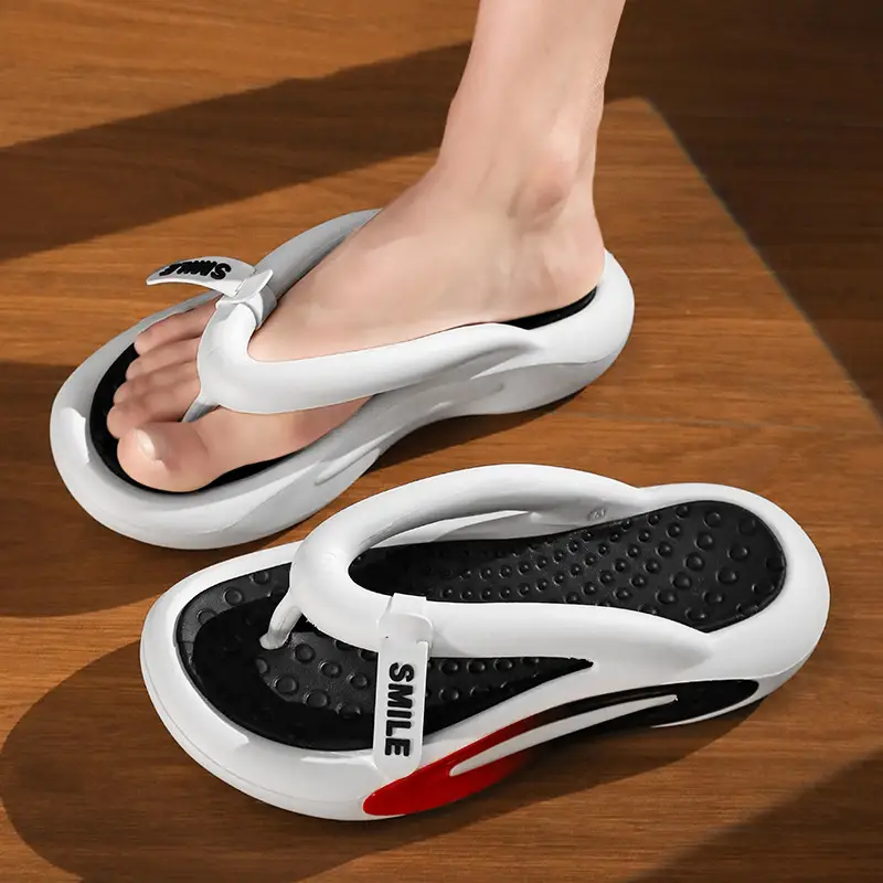 Women Green EVA Casual Flip Flops Summer Slippers