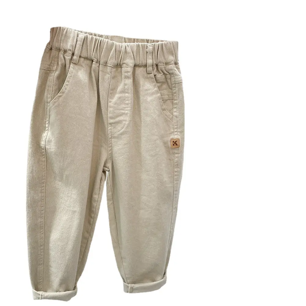 Boys Spring Overalls Medium Large Loose Pants