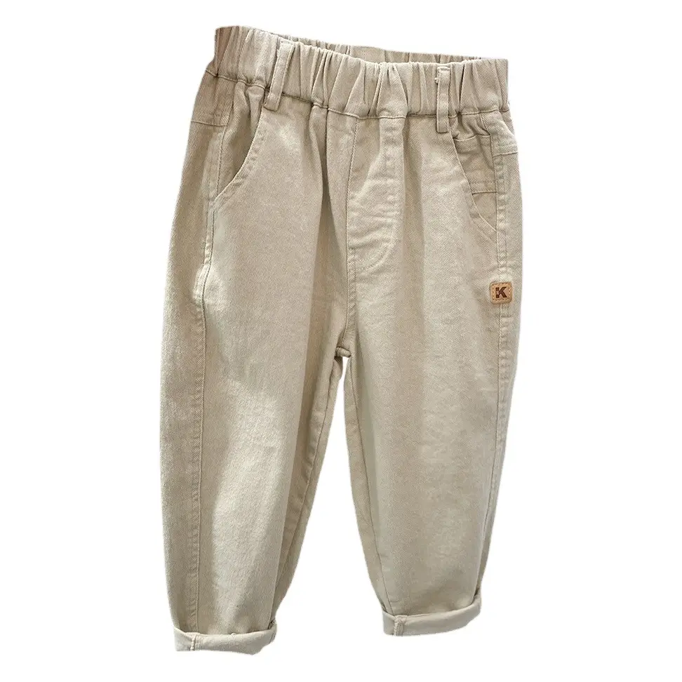 Boys Spring Overalls Medium Large Loose Pants