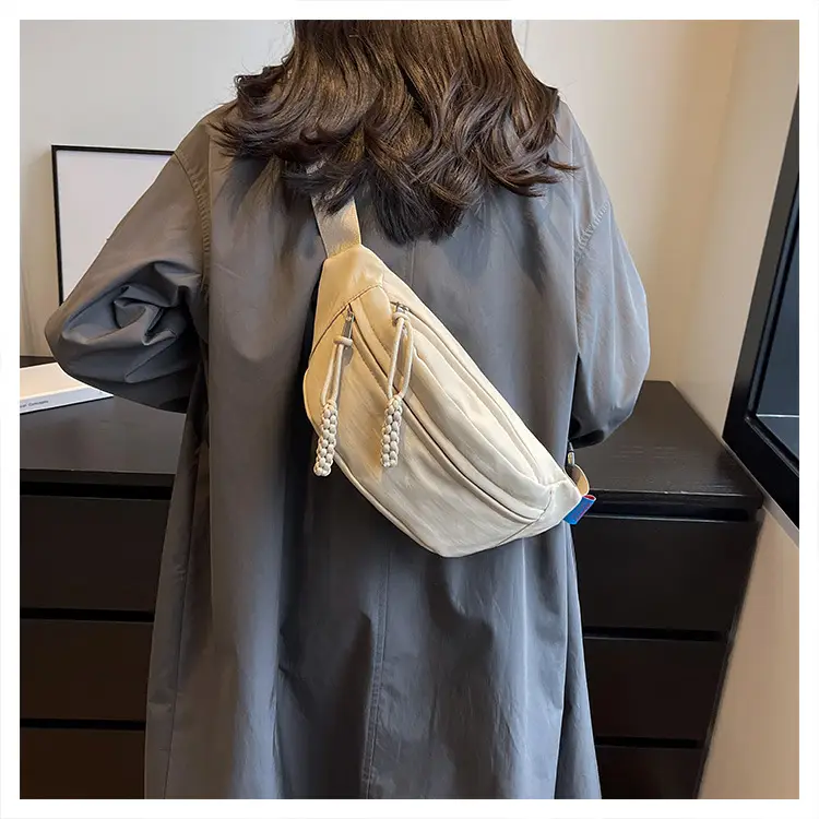 Orange Crossbody Bag for Women with Braided Strap — feature 11