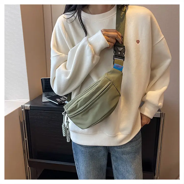 Orange Crossbody Bag for Women with Braided Strap — feature 14