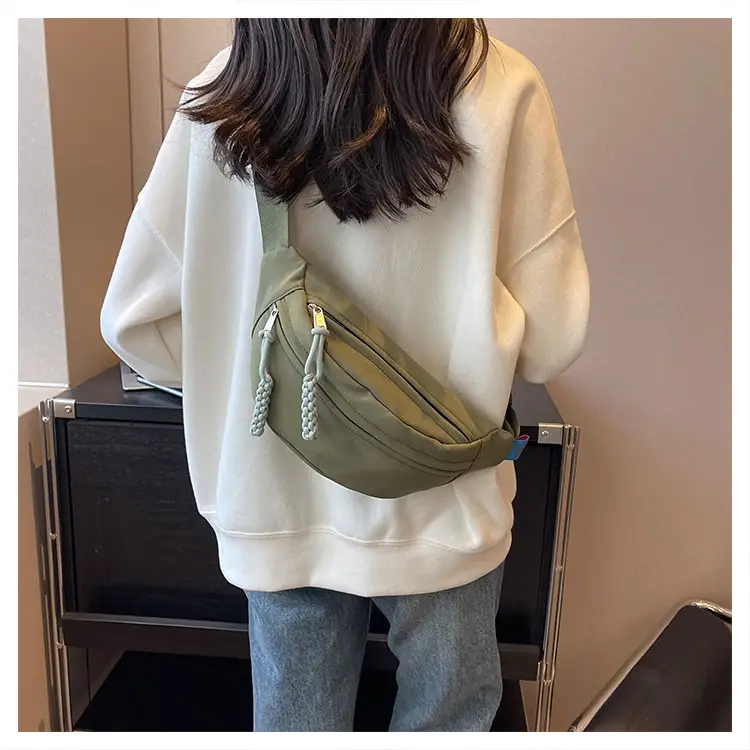 Orange Crossbody Bag for Women with Braided Strap — feature 15