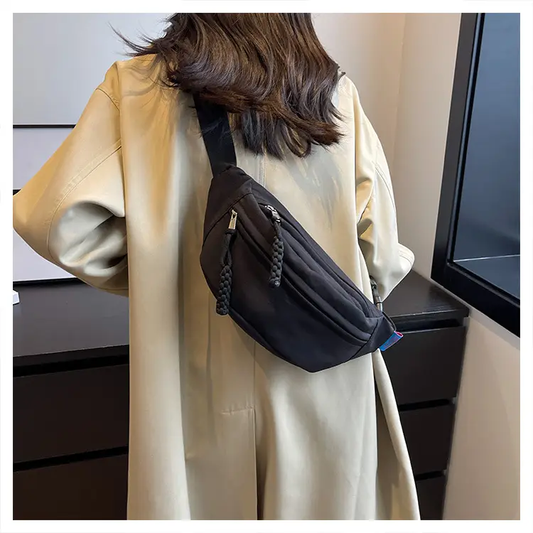 Orange Crossbody Bag for Women with Braided Strap — feature 18