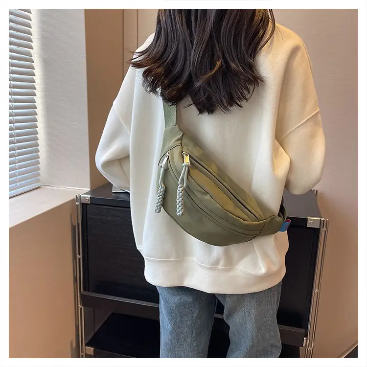 Orange Crossbody Bag for Women with Braided Strap — feature 30