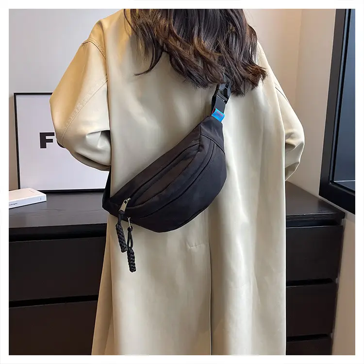 Orange Crossbody Bag for Women with Braided Strap — feature 9