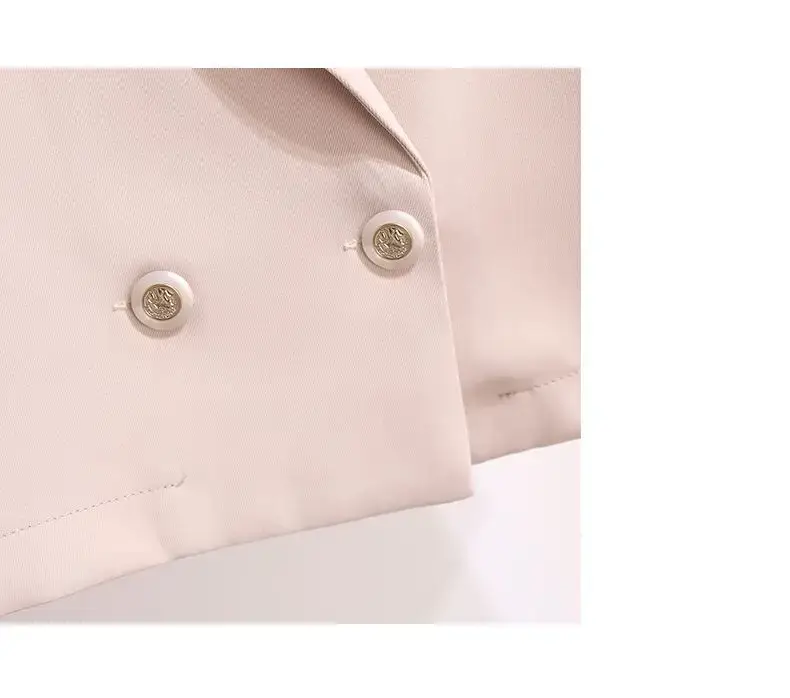 Small Blue Two-Piece Summer Suit Jacket Shorts Set — feature 52