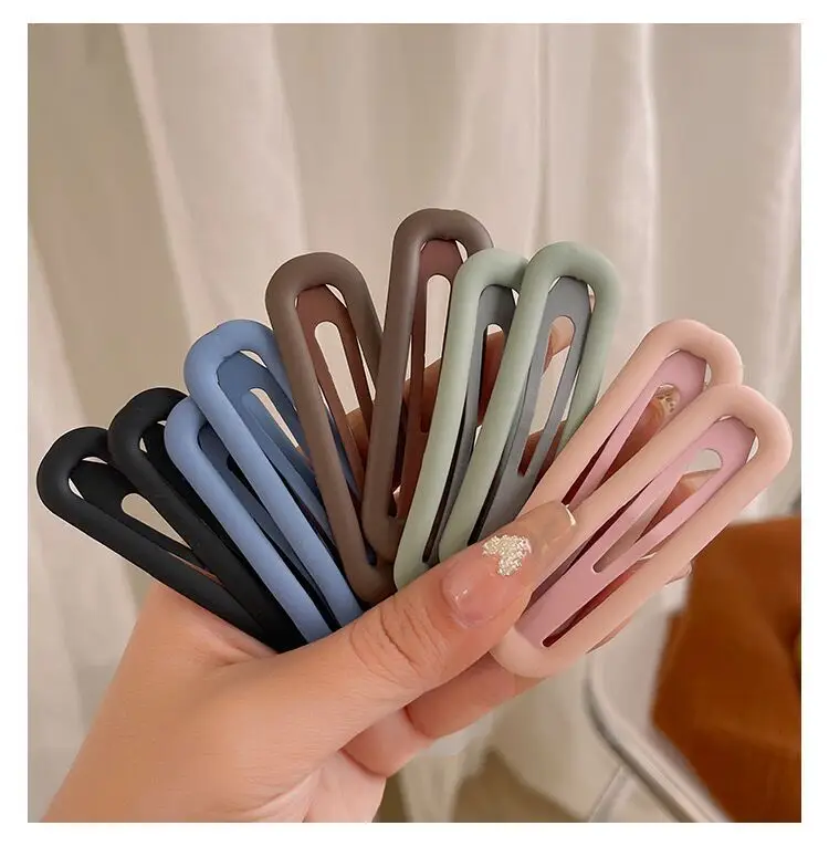 Frosted Candy Color Hairpin 6 Pack Korean Style — feature 10