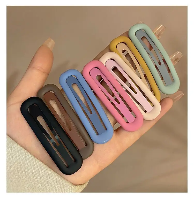 Frosted Candy Color Hairpin 6 Pack Korean Style — feature 13