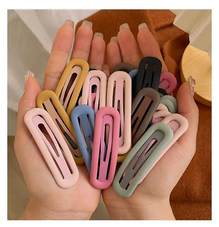 Frosted Candy Color Hairpin 6 Pack Korean Style — feature 9