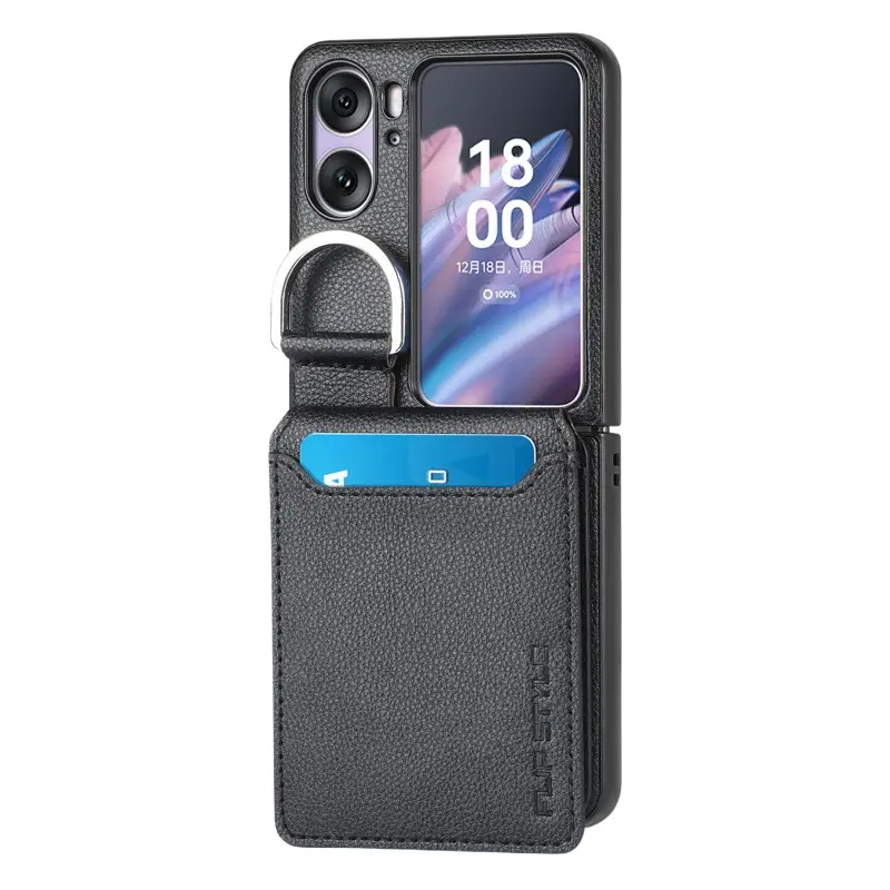 OPPO Find N3 Flip Card Case with Finger Ring & Card Holder