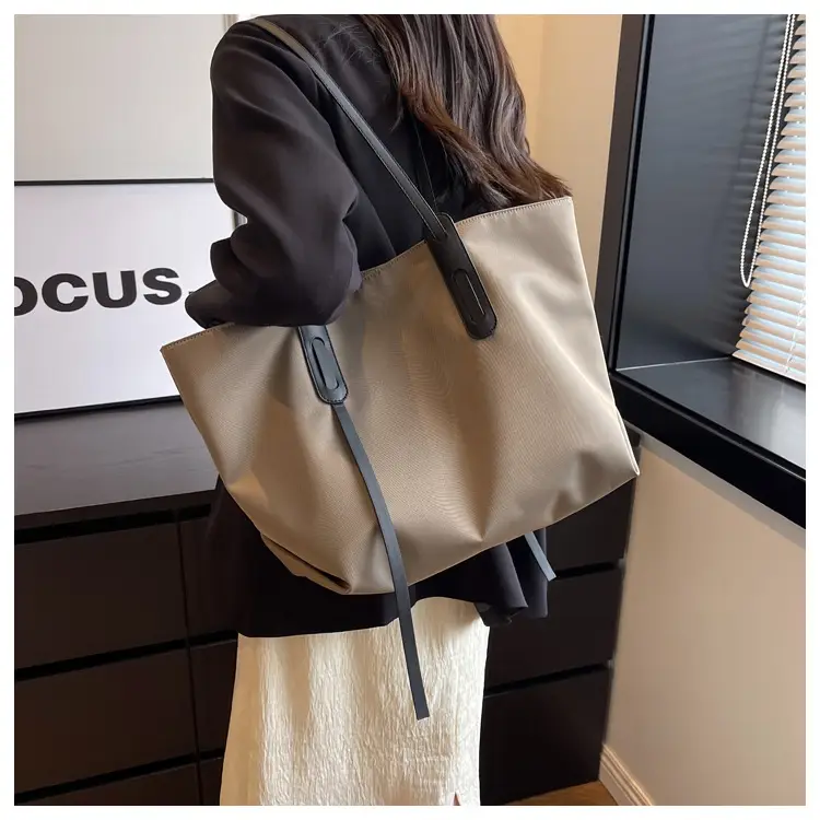 Women's Black Oxford Tote Bag Large Capacity 2023 — feature 20