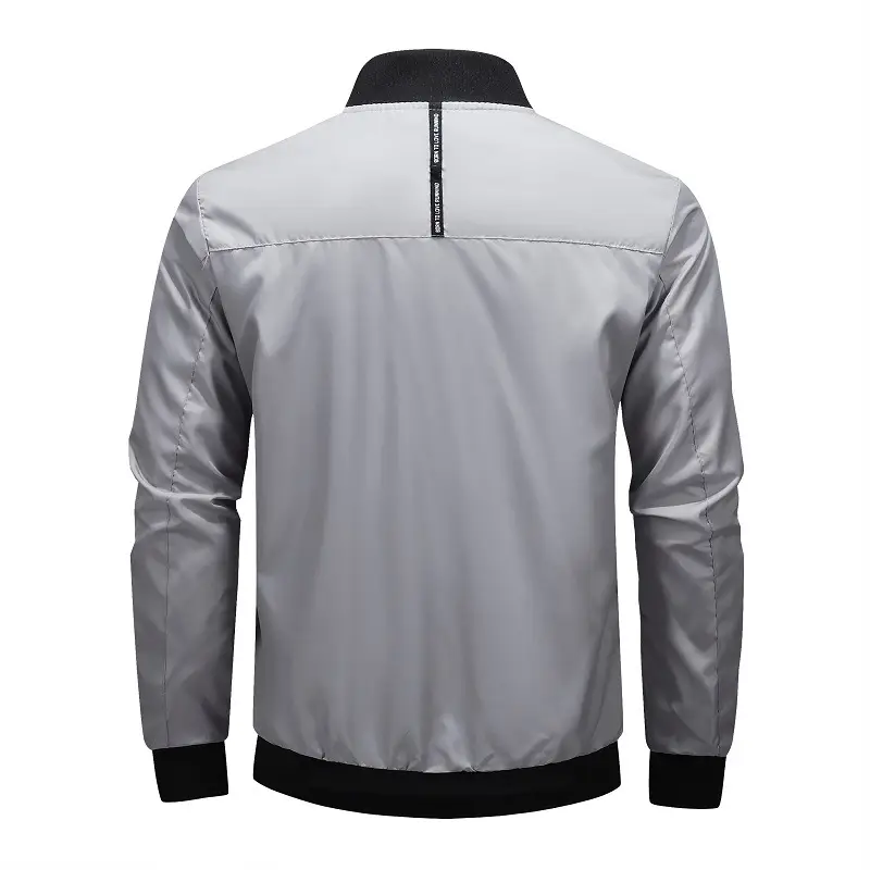 Men's Black Full Zip Bomber Jacket — feature 23