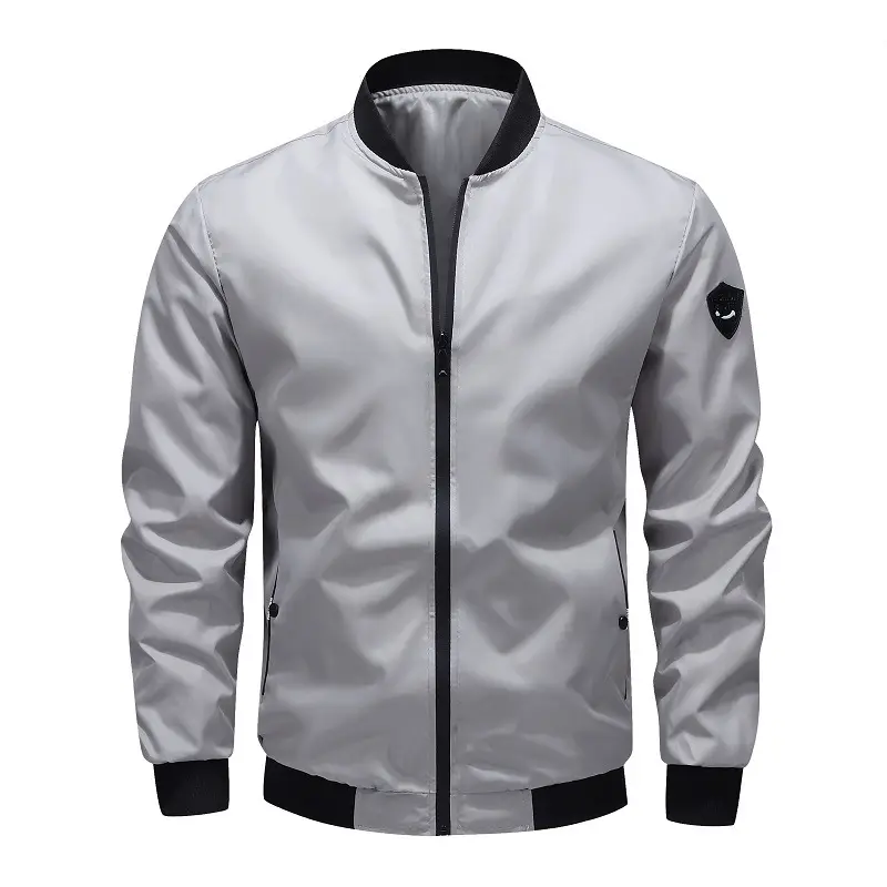 Men's Black Full Zip Bomber Jacket — feature 26
