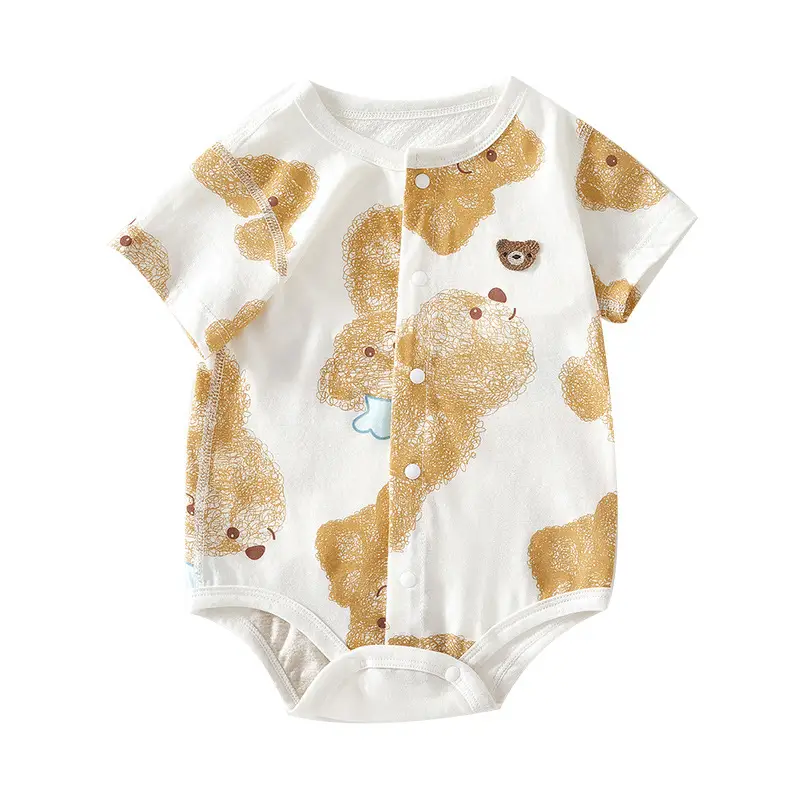 Baby's Boneless Cotton Jumpsuit Short Sleeve - Image 11