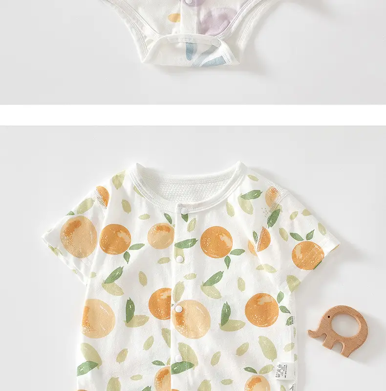 Baby's Boneless Cotton Jumpsuit Short Sleeve — feature 14
