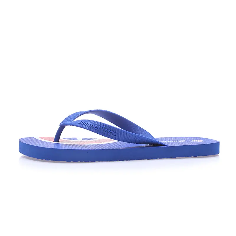 Red Summer Flip Flops Anti-Slip Men's Beach Sandals