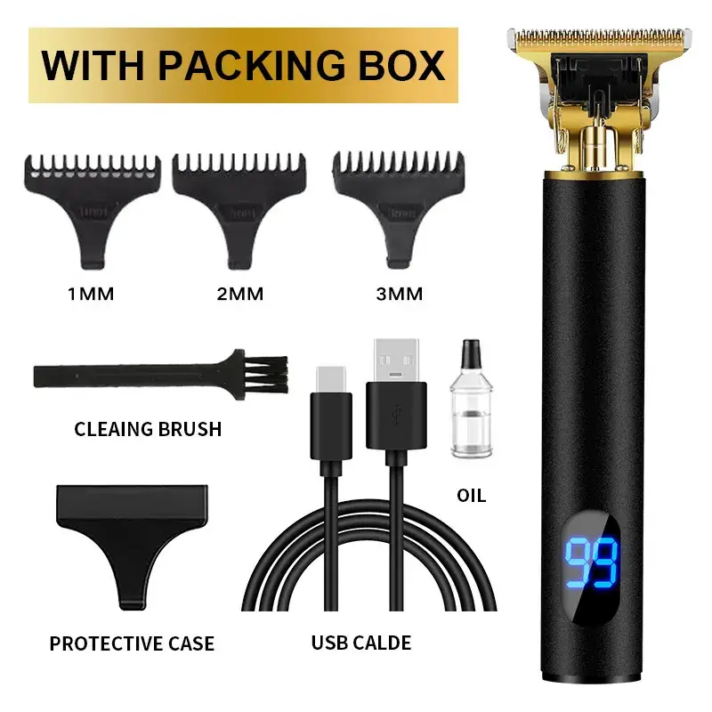 Electric Hair Clipper with 4MM Blades & Oil - Image 24