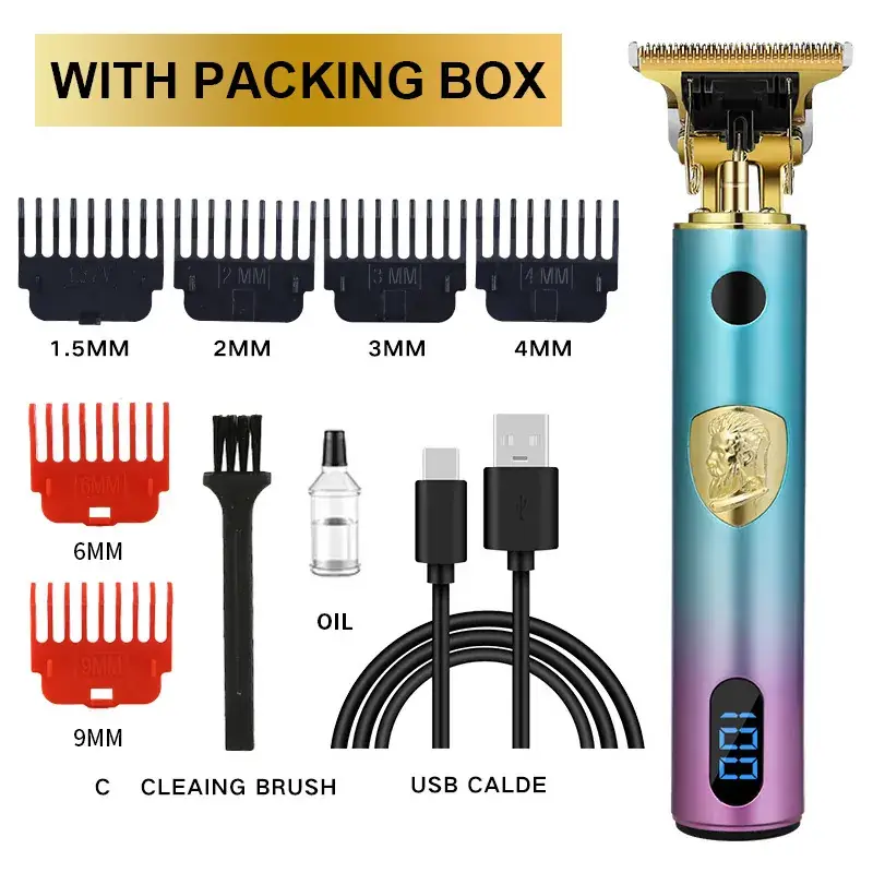 Electric Hair Clipper with 4MM Blades & Oil - Image 25