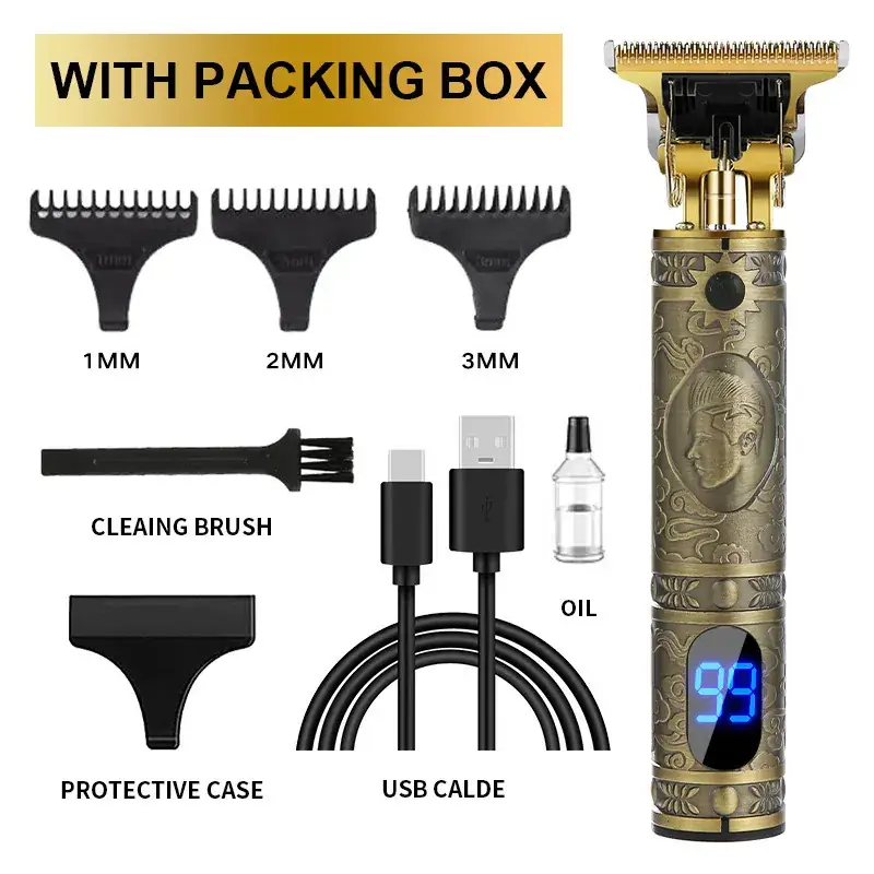 Electric Hair Clipper with 4MM Blades & Oil - Image 27