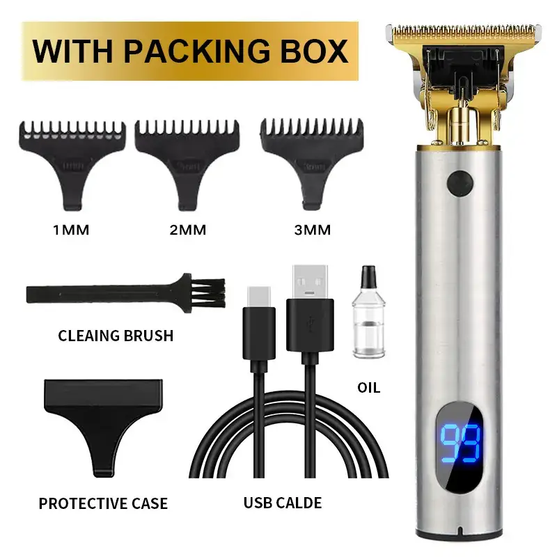 Electric Hair Clipper with 4MM Blades & Oil - Image 28