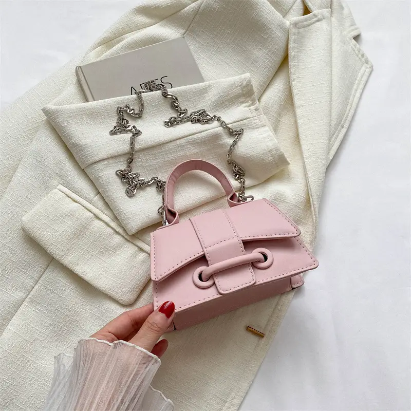 Pink Chain Crossbody Bag for Women 2023 - Image 5