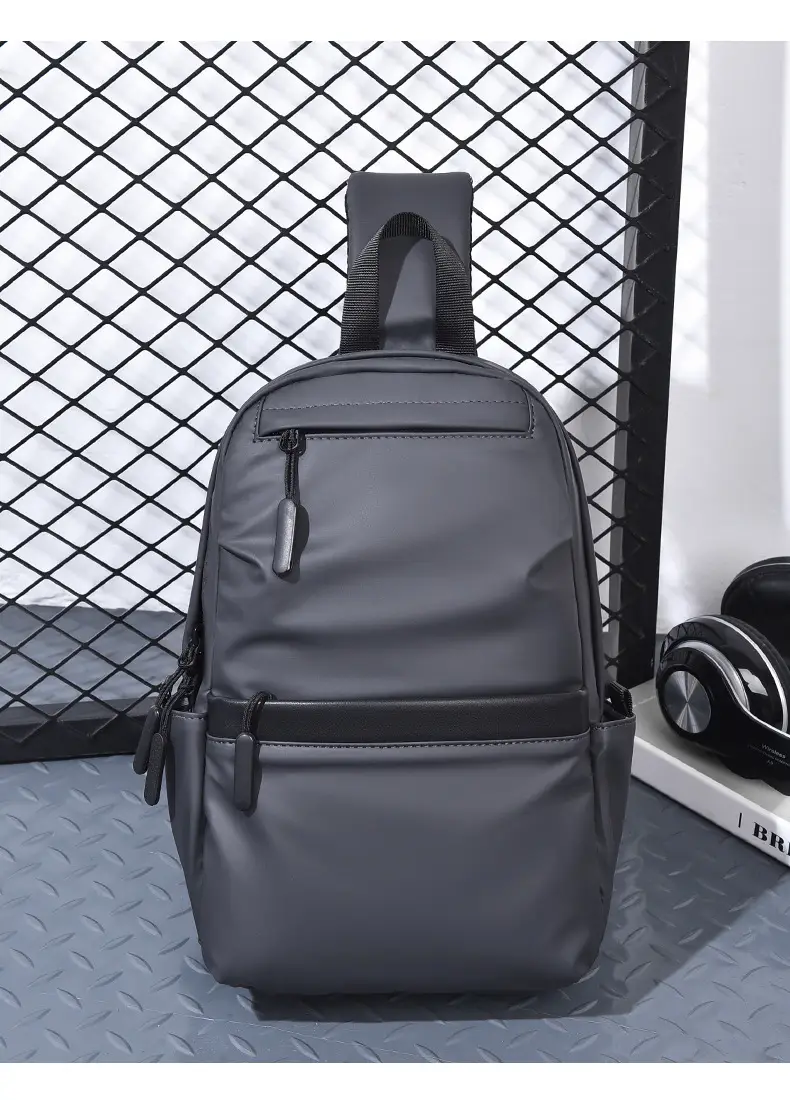 Men's Black Chest Bag for Travel, Office, and Daily Use — feature 27