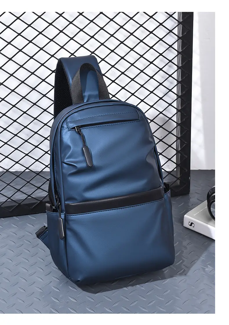 Men's Black Chest Bag for Travel, Office, and Daily Use — feature 29