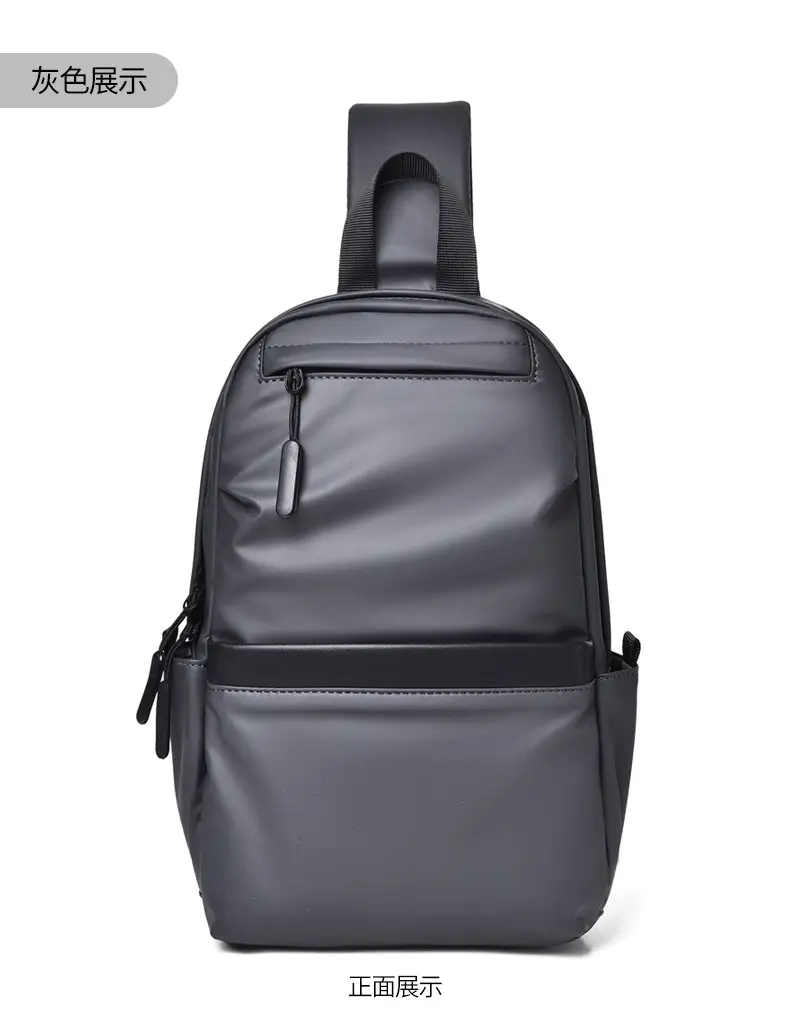 Men's Black Chest Bag for Travel, Office, and Daily Use — feature 36
