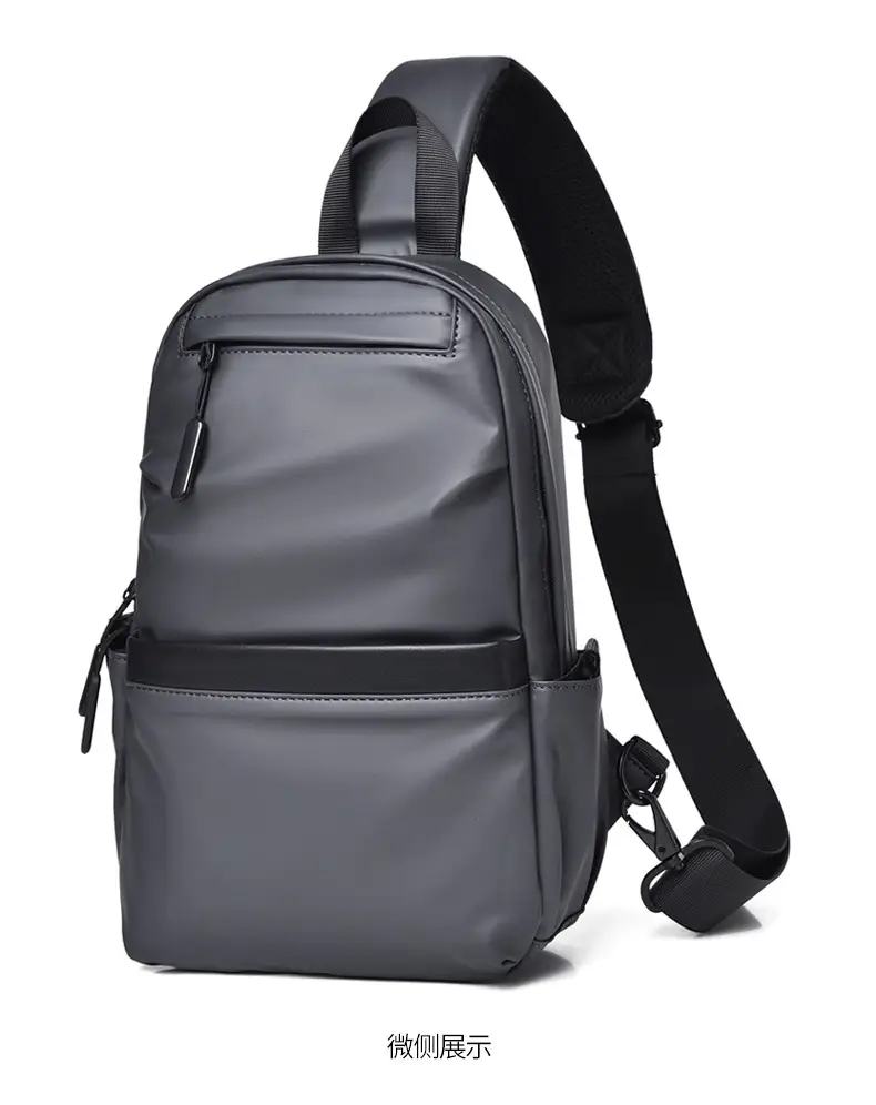 Men's Black Chest Bag for Travel, Office, and Daily Use — feature 37