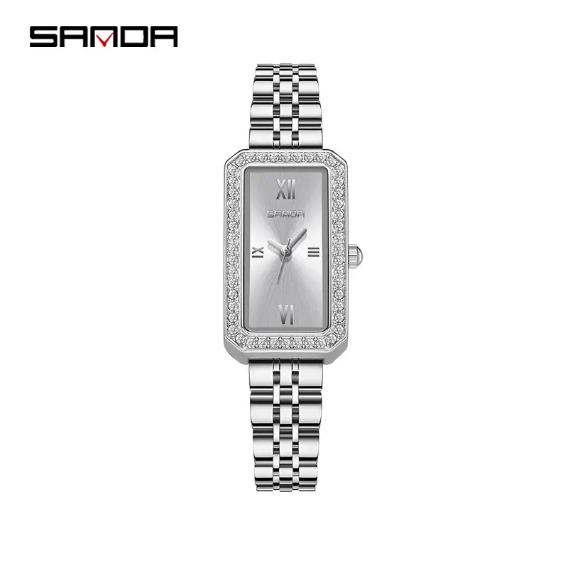 Sanda Light Luxury Diamond-Encrusted Women's Quartz Watch - Image 15