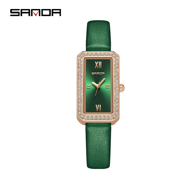 Sanda Light Luxury Diamond-Encrusted Women's Quartz Watch - Image 8