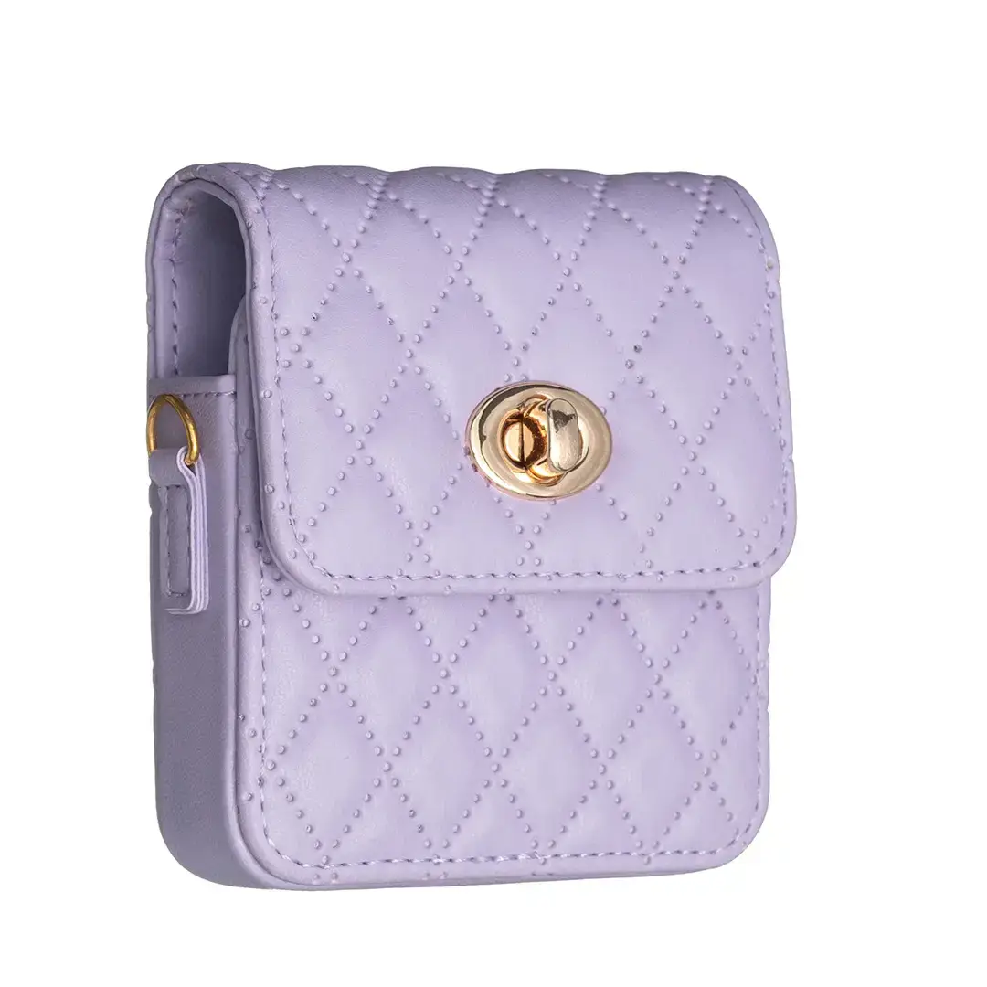 Purple Quilted Phone Case Z Flip7 Universal Mobile Cover — feature 21