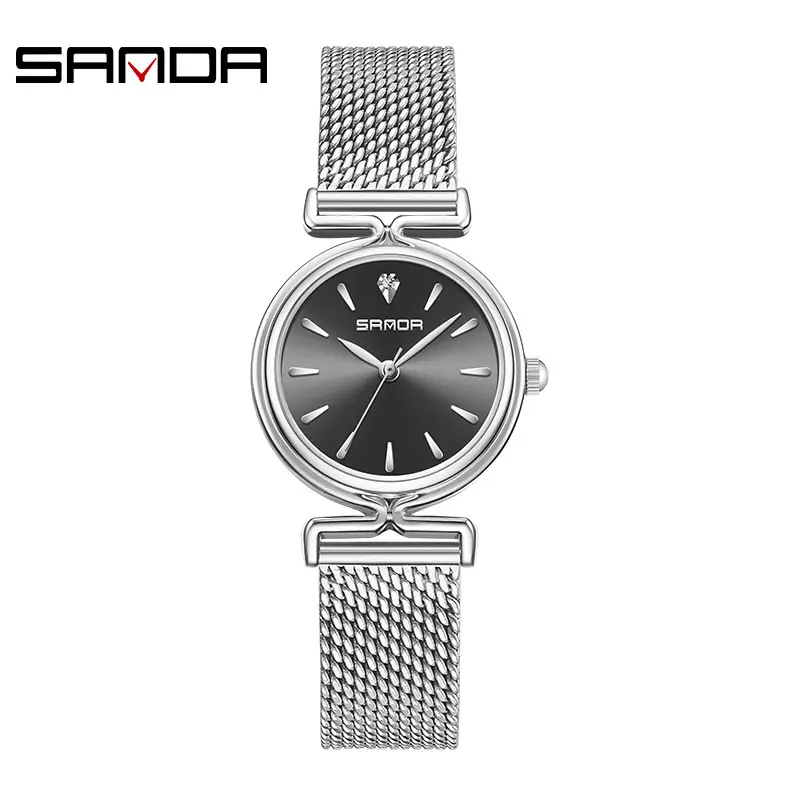 Sanda Gold Mesh Watch Women Quartz Small - Image 10