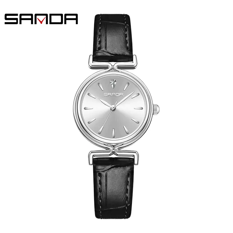 Sanda Gold Mesh Watch Women Quartz Small - Image 4