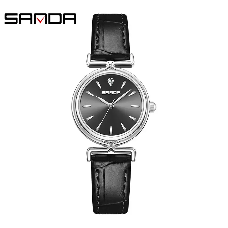 Sanda Gold Mesh Watch Women Quartz Small - Image 5