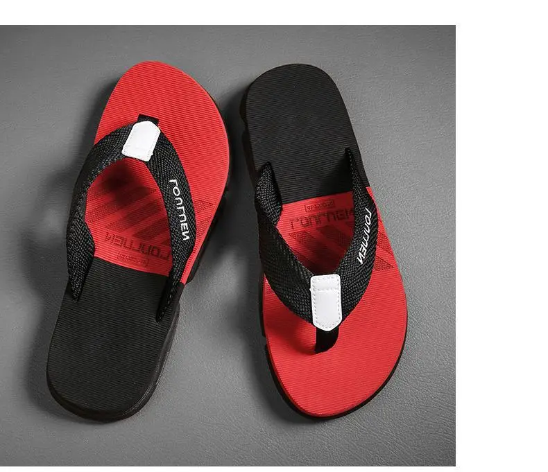 Fujian factory lulu'an summer platform flip flops sandals men's slippers outer wear non-slip fashion new beach shoes — feature 19