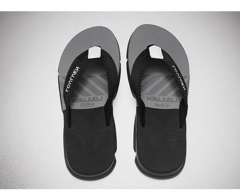 Fujian factory lulu'an summer platform flip flops sandals men's slippers outer wear non-slip fashion new beach shoes — feature 4