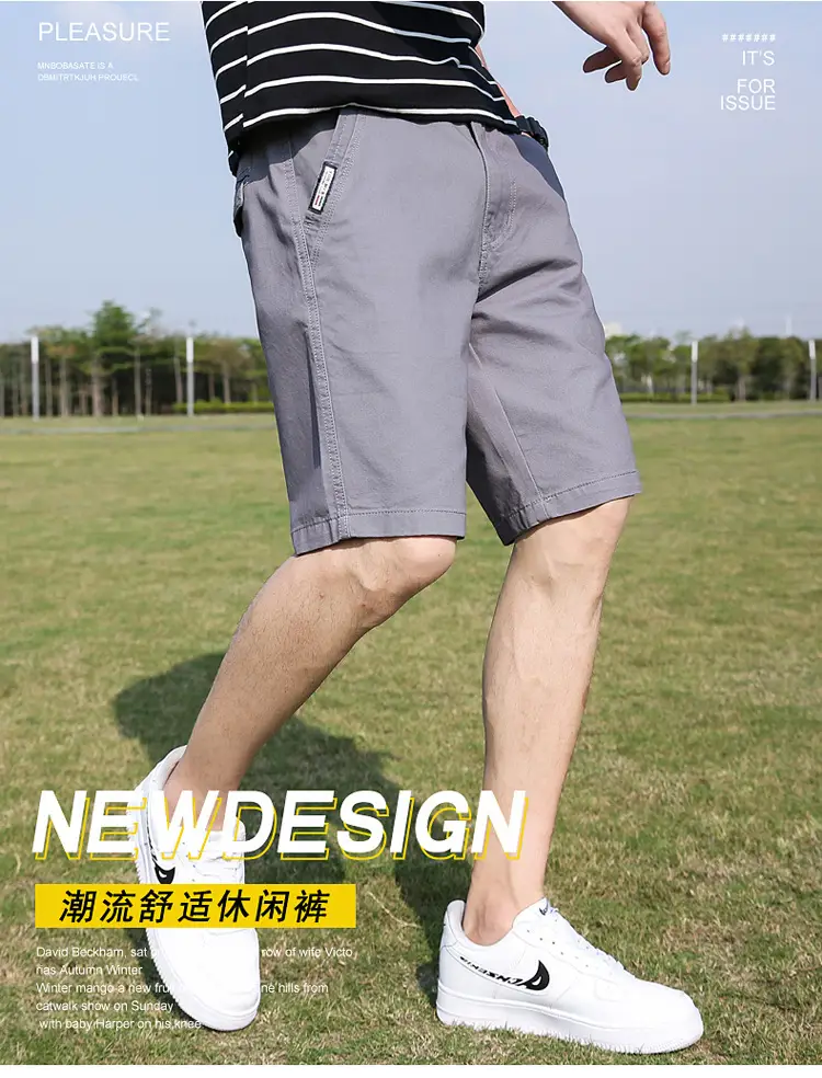 Men Summer Loose Thin Workwear Shorts Cross-border TEMU 17405 — feature 1