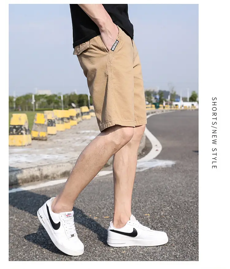 Men Summer Loose Thin Workwear Shorts Cross-border TEMU 17405 — feature 11