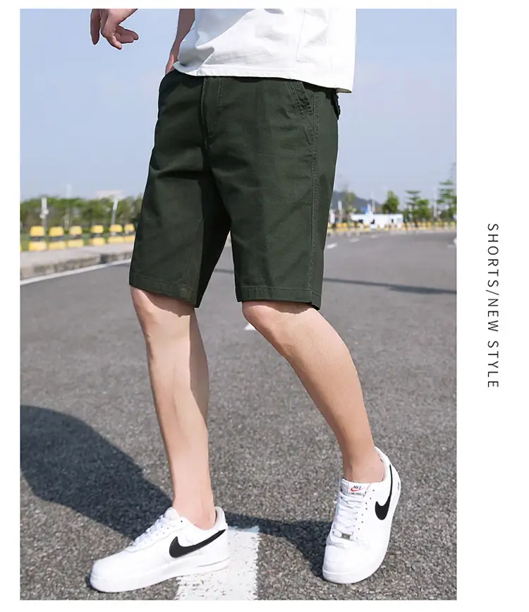 Men Summer Loose Thin Workwear Shorts Cross-border TEMU 17405 — feature 17