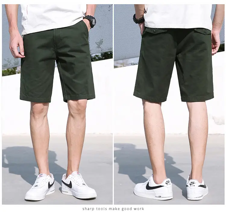 Men Summer Loose Thin Workwear Shorts Cross-border TEMU 17405 — feature 18